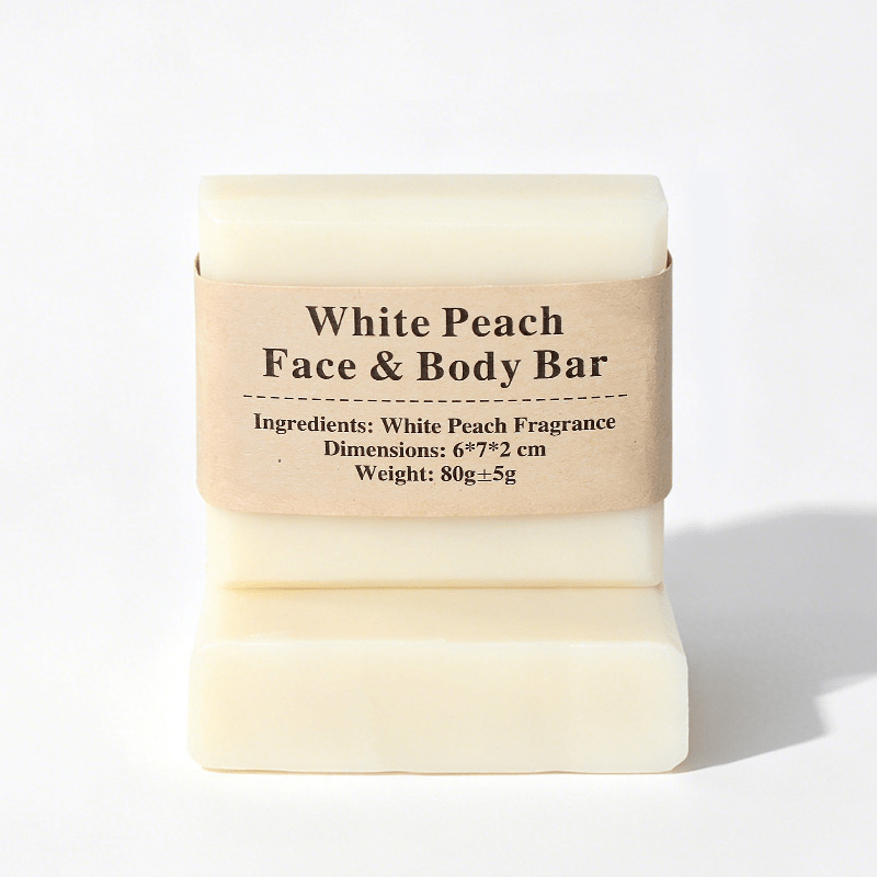White Peach Face & Body Bar - Elsvart