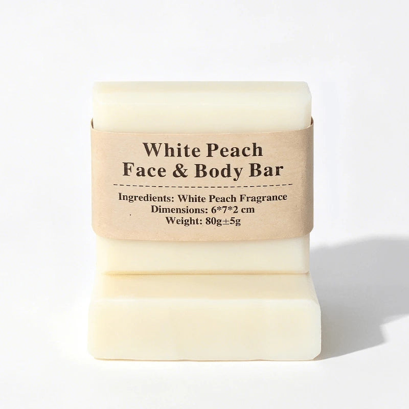 White Peach Face & Body Bar - Elsvart