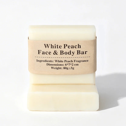 White Peach Face & Body Bar - Elsvart
